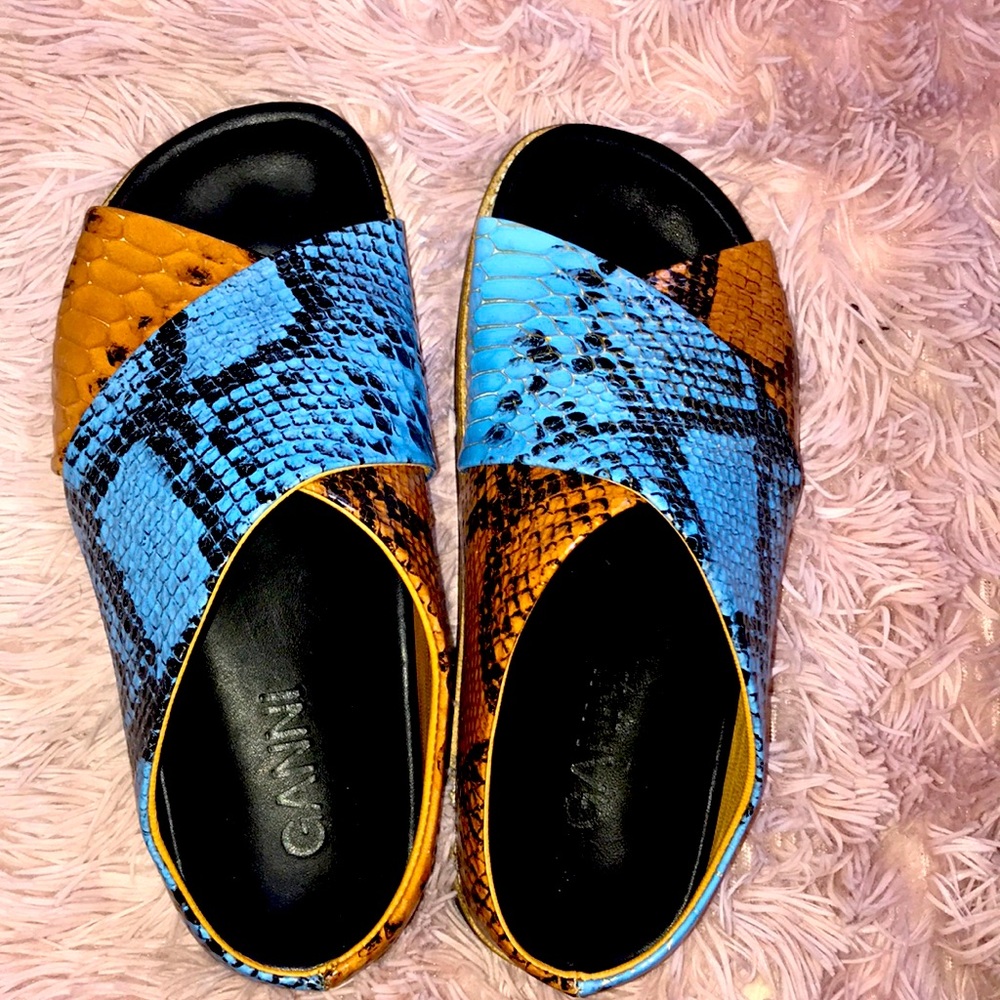 Ganni Sandals ( Real Animal Print)
